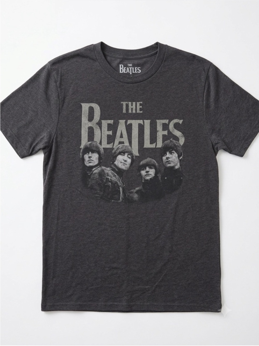 The Beatles 1965 Vintage Black Graphic Band Tee